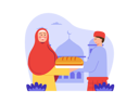پیش‌نمایش فایل muslim-woman-giving-food-8340341 از پک روزه داری رمضان