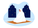 پیش‌نمایش فایل hijabi-girl-praying-during-ramadan-8549103 از پک مسلمان