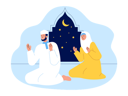 پیش‌نمایش فایل muslim-couple-doing-islamic-prayer-8549091 از پک مسلمان