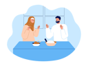 پیش‌نمایش فایل muslim-couple-doing-prayer-before-taking-iftar-food-8549097 از پک مسلمان