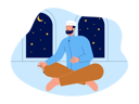 پیش‌نمایش فایل muslim-man-doing-islamic-prayer-8549083 از پک مسلمان