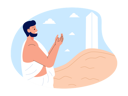 پیش‌نمایش فایل muslim-man-doing-islaming-prayer-8549085 از پک مسلمان