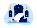 پیش‌نمایش فایل muslim-man-doing-namaz-8549066 از پک مسلمان