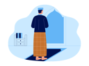 پیش‌نمایش فایل muslim-man-doing-prayer-on-prayer-mat-8549095 از پک مسلمان
