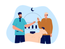 پیش‌نمایش فایل muslim-man-purchase-goat-for-ramadan-festival-8549070 از پک مسلمان