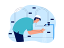 پیش‌نمایش فایل muslim-man-washing-hands-at-mosque-8549062 از پک مسلمان