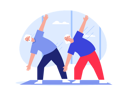 پیش‌نمایش فایل aged-couple-doing-yoga-8672015 از پک خانه سالمندان