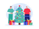 پیش‌نمایش فایل aged-man-celebrating-christmas-8671996 از پک خانه سالمندان