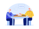 پیش‌نمایش فایل aged-men-playing-chess-8672006 از پک خانه سالمندان