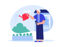 پیش‌نمایش فایل aged-woman-watering-plant-8671998 از پک خانه سالمندان