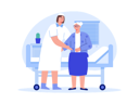 پیش‌نمایش فایل nurse-helping-senior-woman-8671994 از پک خانه سالمندان