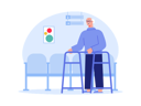 پیش‌نمایش فایل senior-man-walking-using-walker-8671986 از پک خانه سالمندان