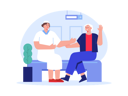 پیش‌نمایش فایل senior-woman-talking-with-nurse-8671988 از پک خانه سالمندان