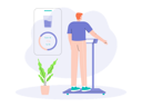 پیش‌نمایش فایل boy-measuring-weight-on-weighing-scale-8689269 از پک کاهش وزن