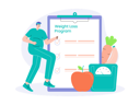 پیش‌نمایش فایل diet-chart-8689235 از پک کاهش وزن