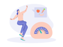 پیش‌نمایش فایل girl-following-fitness-diet-8689265 از پک کاهش وزن