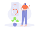 پیش‌نمایش فایل girl-with-fitness-tracker-8689283 از پک کاهش وزن