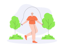 پیش‌نمایش فایل man-skipping-rope-8689263 از پک کاهش وزن