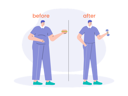 پیش‌نمایش فایل man-with-before-and-after-weight-loss-8689234 از پک کاهش وزن