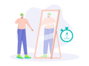 پیش‌نمایش فایل obese-man-feeling-sad-while-looking-at-mirror-8689280 از پک کاهش وزن
