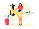 پیش‌نمایش فایل female-fashion-designer-9270943 از پک صنایع دستی