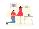 پیش‌نمایش فایل female-fashion-designer-9270965 از پک صنایع دستی