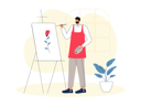 پیش‌نمایش فایل man-draw-painting-9270947 از پک صنایع دستی