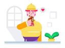 پیش‌نمایش فایل boy-wearing-hat-eating-chocolate-9883424 از پک دسر