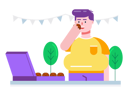 پیش‌نمایش فایل fat-boy-eating-ice-cream-9883407 از پک دسر