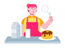 پیش‌نمایش فایل girl-with-cake-9883408 از پک دسر