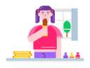پیش‌نمایش فایل girl-with-ice-cream-9883411 از پک دسر