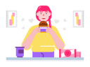 پیش‌نمایش فایل girl-with-ice-cream-cup-9883410 از پک دسر