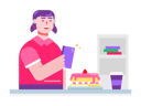 پیش‌نمایش فایل glad-woman-taking-photo-of-cake-on-kitchen-9883418 از پک دسر