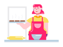 پیش‌نمایش فایل happy-patissier-girl-making-cookies-in-her-bakery-9883429 از پک دسر