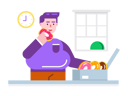 پیش‌نمایش فایل young-fat-man-enjoying-box-of-donuts-9883423 از پک دسر