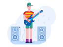 پیش‌نمایش فایل boy-playing-guitar-9883260 از پک سرگرمی