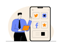 پیش‌نمایش فایل businessman-showing-social-media-app-12351753 از پک توسعه اپ و بازی