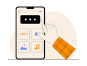 پیش‌نمایش فایل hand-selecting-app-menu-12351768 از پک توسعه اپ و بازی