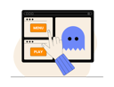 پیش‌نمایش فایل hand-selecting-game-menu-12351770 از پک توسعه اپ و بازی
