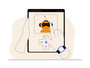 پیش‌نمایش فایل hand-selecting-robot-player-12351772 از پک توسعه اپ و بازی