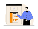 پیش‌نمایش فایل man-pointing-game-coding-12351748 از پک توسعه اپ و بازی