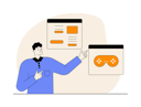 پیش‌نمایش فایل man-showing-video-game-coding-12351749 از پک توسعه اپ و بازی
