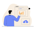 پیش‌نمایش فایل man-showing-website-code-while-doing-cloud-upload-12351747 از پک توسعه اپ و بازی