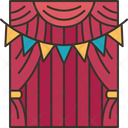 پیش‌نمایش فایل curtain-8596087 از پک المان سیرک