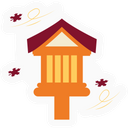 پیش‌نمایش فایل temple-10068073 از پک استیکر پاییز ژاپنی