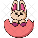 پیش‌نمایش فایل easter-bunny-hatch-11207322 از پک تخم مرغ عید پاک