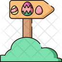 پیش‌نمایش فایل easter-street-sign-11207345 از پک تخم مرغ عید پاک