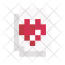 پیش‌نمایش فایل heart-card-28 از پک مجموعه بازی پیکسلی