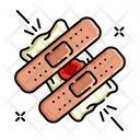 پیش‌نمایش فایل band-aid-7602543 از پک آسیب‌ها و شکستگی‌ها