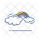 پیش‌نمایش فایل rainbow-clouds-1436865 از پک باغبانی